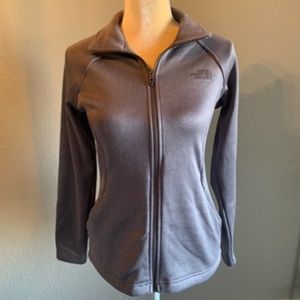 North Face Gray Zipper Jacket Small